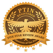 PTIN 5 Star Review Award Recipient